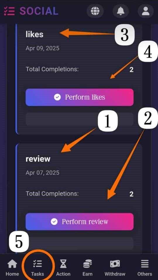 Dashboard Interface
